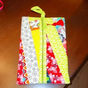 Handmade zippered Makeup case